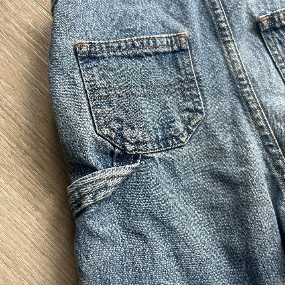 Vintage 90s Oshkosh‎ B'gosh Baby 24 Months vestbak Denim Overalls